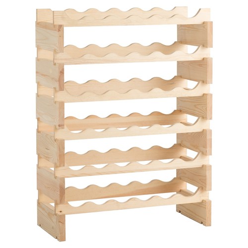 Weinregal holz flaschen - holz, 36
