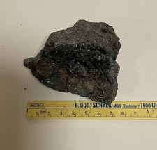 Stein Schwarz Glizernd