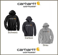 CARHARTT Workwear Hoodie 100074 Kapuzen Pullover schwarz carbon grau SWEATSHIRT