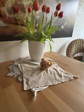 ?Schmusetuch Kuscheltuch Steiff schlaf gut Bär 237232 Teddy braun gestreift RAR