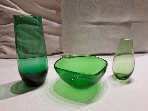 Glasvasen glasschale grün - glasvasen, +