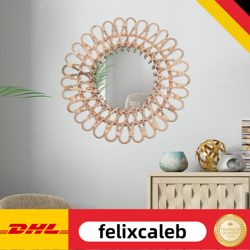 Rattanspiegel handgemachte - rattanspiegel,
