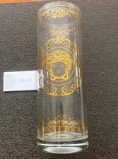 Original Versace Medusa Gold Glasvase