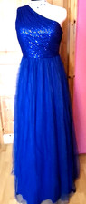 Traumhaftes außergewöhnliche Ballkleid/Abendkleid/Hochzeit Gr. XL/44/blau