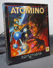 Atomino NEU für Commodore Amiga, Logikspiel von Psygnosis, Komplett in OVP