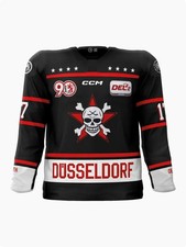 ORIGINAL Die Toten Hosen DÜSSELDORF Eishockey Trikot Campino 90 Tote DEG Jersey