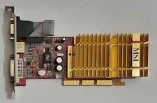 MSI NX6200AX-TD512 AGP Grafikkarte (nvidia GeForce 6200AX, 512MB, retro, 2005)