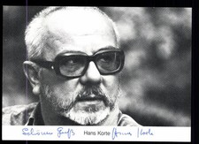 Hans Korte Autogrammkarte