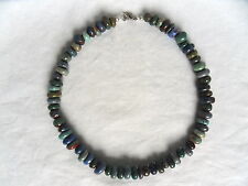 Halskette, Kette, Tonkugeln, Ton, handgemacht