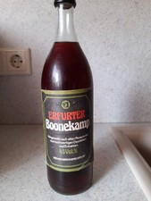 alte DDR Schnaps Flasche Kräuterlikör -Erfurter Boonekamp - ungeöffnet 0,7l