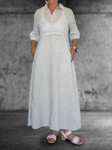 Tandem leinen sommerkleid - tandem, –