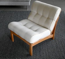 Dänischer Designersessel von Glostrup, Mid-Century, neu gepolstert