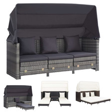 Schlafsofa Ausziehbar 3er Poly