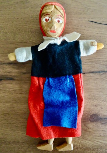 Vintage handpuppe waldorf - handpuppe,