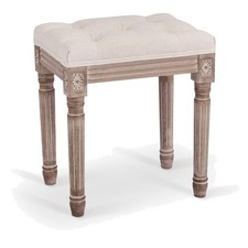 Kosmetikhocker Schminkhocker Polsterhocker Sitzhocker Vintage Klavierhocker