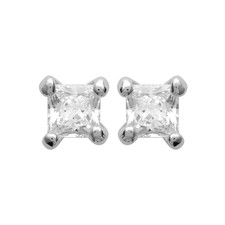 Ohrringe boucles 3mm kristall - ohrringe,