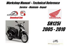 Honda SH125i SH 125 i Service