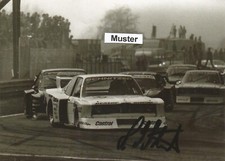 AUTOGRAMM auf Foto 13x18 cm DRM 1980 - Hans-Joachim Stuck - Schnitzer BMW