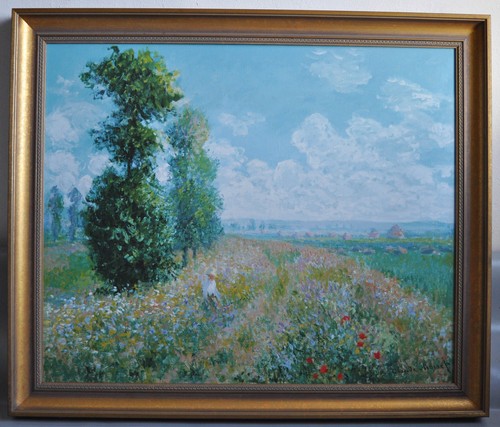 Claude monet wiese pappeln - monet, m.