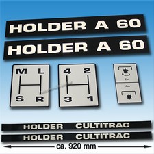 Aufkleber-Satz Aufkleber Holder A 60 7 teilig Schmalspur Traktor 60445912