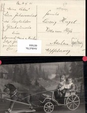 487484,Kinder Schaukelpferd zieht Kutsche Anhänger Spielzeug