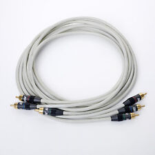 3x Supra AnCo RCA Video Antenna Cinch Kabel / 2 Meter / Made in Sweden