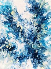 Pouring Art Acryl Gemälde Fluid Painting 50 Malerei Abstrakt Kunst Original Bild