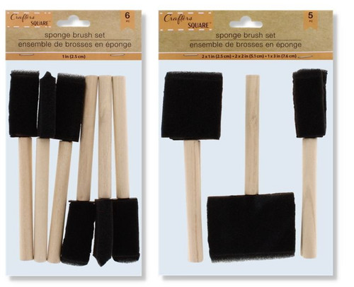 Schaumstoff schwamm pinsel set - schaumstoff,