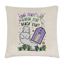 Seekuh Tee Leinen Kissenbezug - Lustig Tiere Meer Süß Scherz