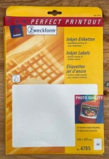 Avery Zweckform 4795 - Inkjet Etiketten Photo Quality