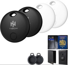 HH-Tech Smart Tag LITE COMBO (4 Etiketten + 2 Schutzfolien + 1 Luxor Reisepasshülle) 
