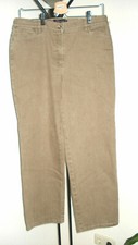 Damen Hose Gr.21 (Gr. 42) Farbe: hellbraun-meliert