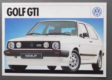 Prospekt VW Golf GTI von 1983