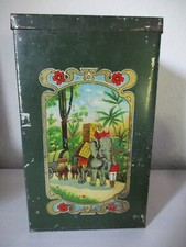 Große alte Blechdose für Tee