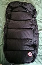 Daunen Fußsack für Kinderwagen, Winter, Dunkelblau  100cm Mit 3 Punktfixierung