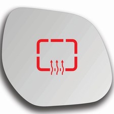 Spiegelglas Rechts Beheizbar