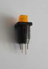 NoName, Leuchtdrucktaster, mit LED, gelb, unbenutzt