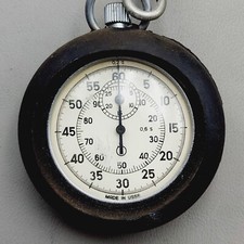 Alte russische STOPPUHR Made in USSR Gummi Hülle