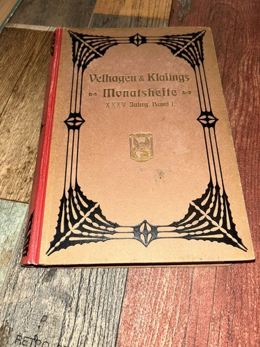 Velhagen klasing monatshefte - &,