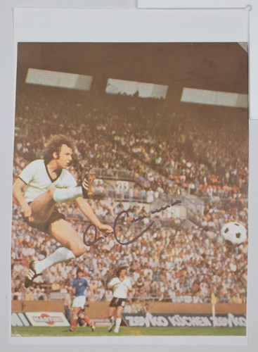 Autogramm franz beckenbauer - autogramm,