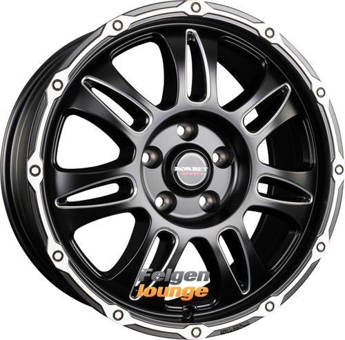 Borbet cw8 black - 4x,