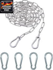 Edelstahl kette mit karabiner - edelstahl,