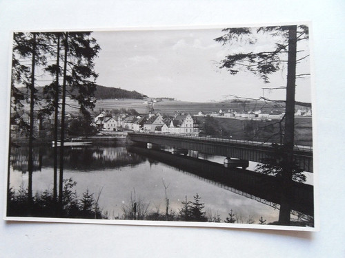 Saalburg saale ortsansicht - ak,
