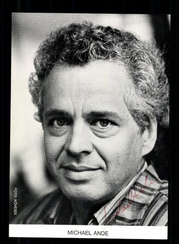 Michael ande autogrammkarte - michael,