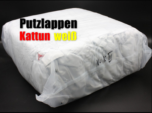 Putzlappen kattun weiß - putzlappen,