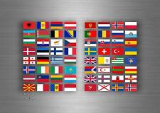 64x Aufkleber flagge fahne