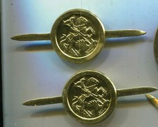 Abzeichen Klammer mit Sankt Georg 25mm (hh278) 