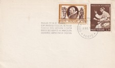 VATIKAN  -   Papst Paulus VI,  auf Papierstück