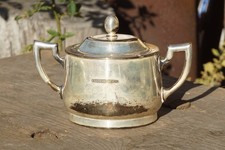 Jugendstil Wellner Deckeldose Zuckerdose Kaiserhof Dessau 1905 Antik Vintage