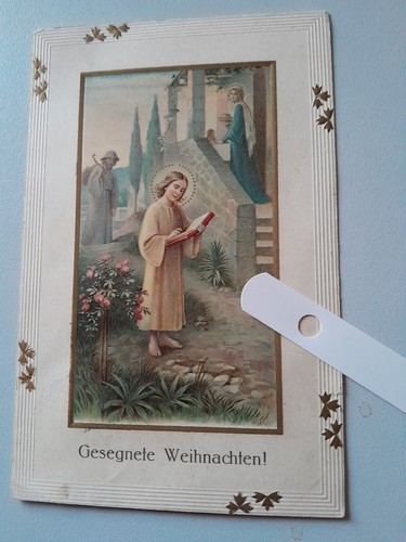Weihnachten jesus liest - ak,
